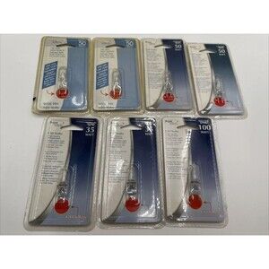 Lot 7 BRIGHT EFFECTS BI-PIN Light BULB 50 Watt GY6.35 Base 120V  Wide Pin GY8.6